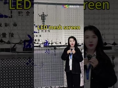 Dış IP67 LED Şebeke Ekranı Reklam İşareti DC12V Piksel Noktası 20mm Panel Boyutu