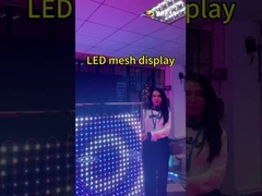 T20-1L Açık Led Mesh Ekranı Dışarıda SMD3535 Bina Yüzeyi İçin