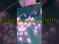 19.6lm Lamba Işık Akışı RGB 3D Noel Işıkları DC12V Bina Işıklandırması İçin