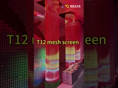 Perde Duvarı T20 P80-2 LED Mesh Ekran Akıllı Kontrol Feneri Işıklandırma